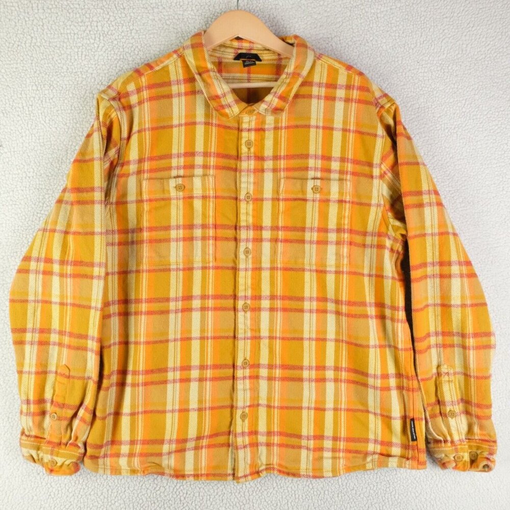 Cotopaxi Yellow Plaid Button Down Shirt